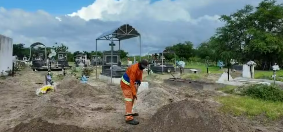 Sepultura violada e corpo incendiado no RN