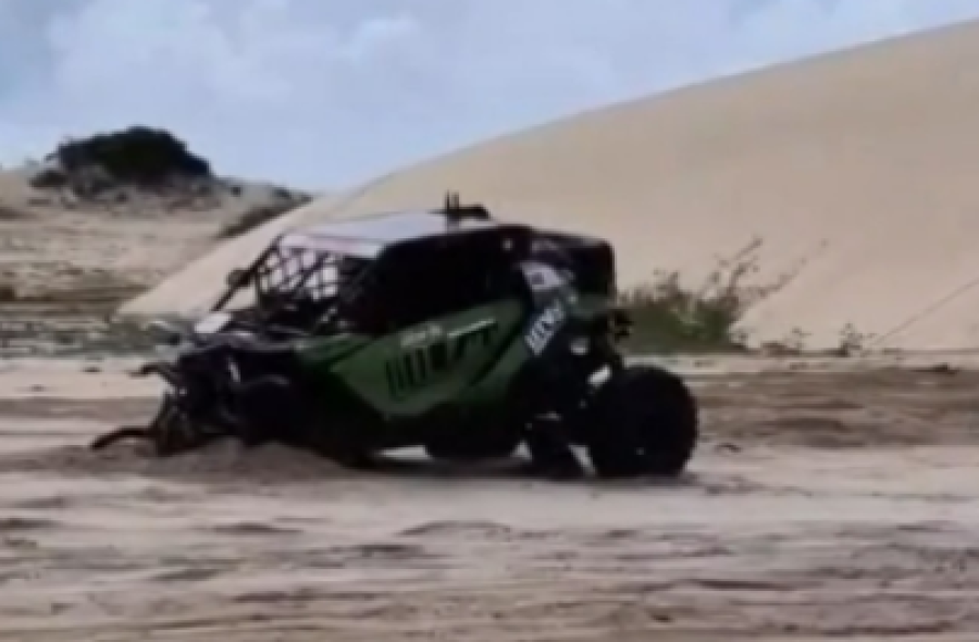 Acidente durante Rally RN 1500 deixa pilotos feridos na Grande Natal