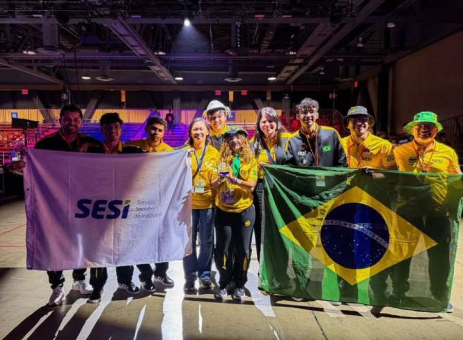 SESI-RN conquista prêmio internacional de robótica nos Estados Unidos com projeto social