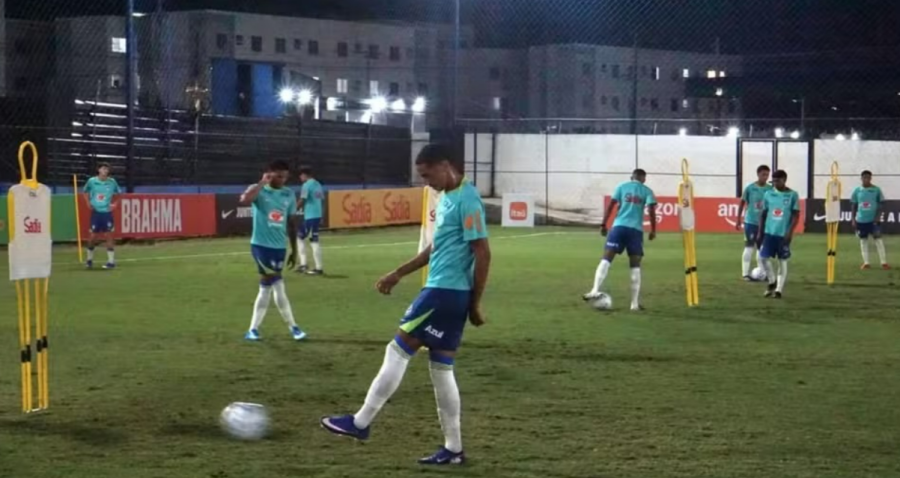 Seleção Brasileira Sub-17 inicia preparação em Natal para amistosos contra os Estados Unidos