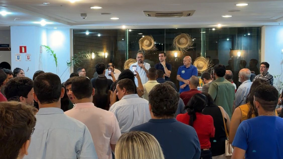 Álvaro Dias recebe apoio de Felipe Alves em encontro junino com lideranças políticas em Natal